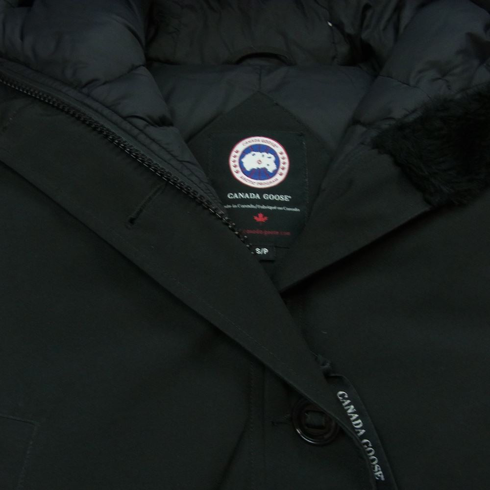 CANADA GOOSE カナダグース 2600JL 国内正規品 グリフィンインターナショナル ブロンテパーカ ダウン ジャケット ブラック系 S【中古】