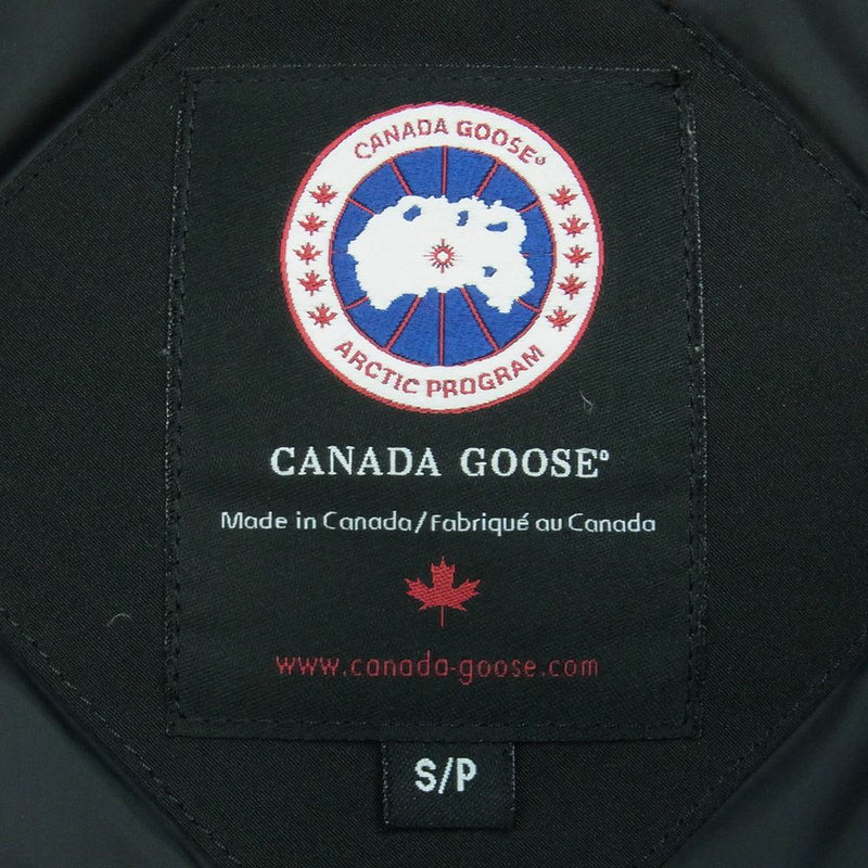 CANADA GOOSE カナダグース 2600JL 国内正規品 グリフィンインターナショナル ブロンテパーカ ダウン ジャケット ブラック系 S【中古】