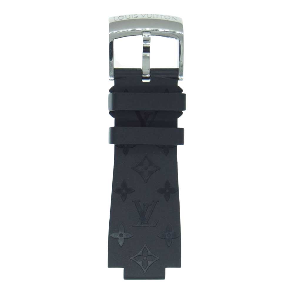 LOUIS VUITTON ルイ・ヴィトン R15137 タンブール モノグラム 替え ラバーベルト  ブラック系【中古】