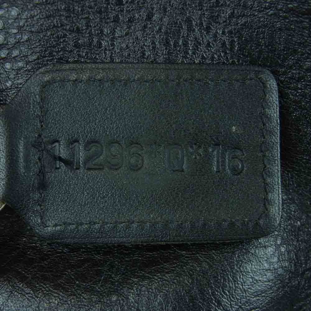 VANSON バンソン 11296Q16 BACKDROP バックドロップ 9TJV with CROSS BONE レザー ブルゾン ジャケット ブラック系 36【中古】