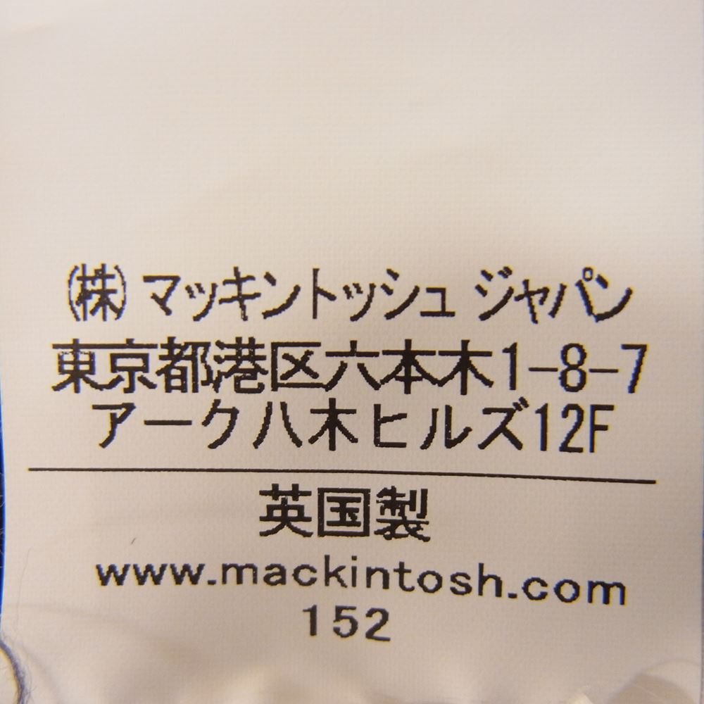 Mackintosh マッキントッシュ LM-006F-2F-3H 英国製 ステンカラー コート ブラック系 34【中古】