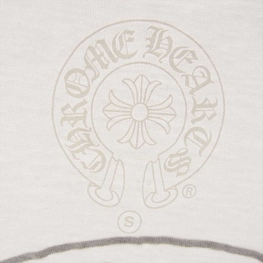 CHROME HEARTS クロムハーツ（原本無） 2212-304-0051  CH プラスクロス ポケット 半袖 Tシャツ  ホワイト系 S【中古】