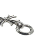 CHROME HEARTS クロムハーツ（原本無） TINY CH CROSS タイニーCHクロス チャーム シルバー ネックレス トップ ブラック系 シルバー系【中古】