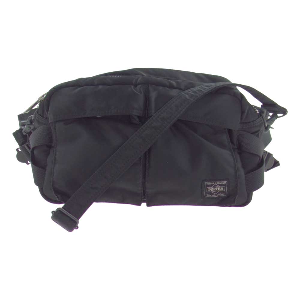PORTER ポーター TANKER SHOULDER BAG タンカー ショルダー バック ブラック系【中古】