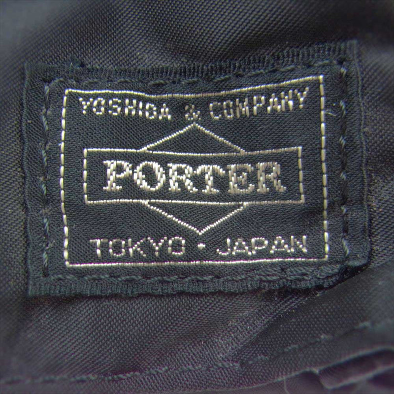 PORTER ポーター TANKER SHOULDER BAG タンカー ショルダー バック ブラック系【中古】