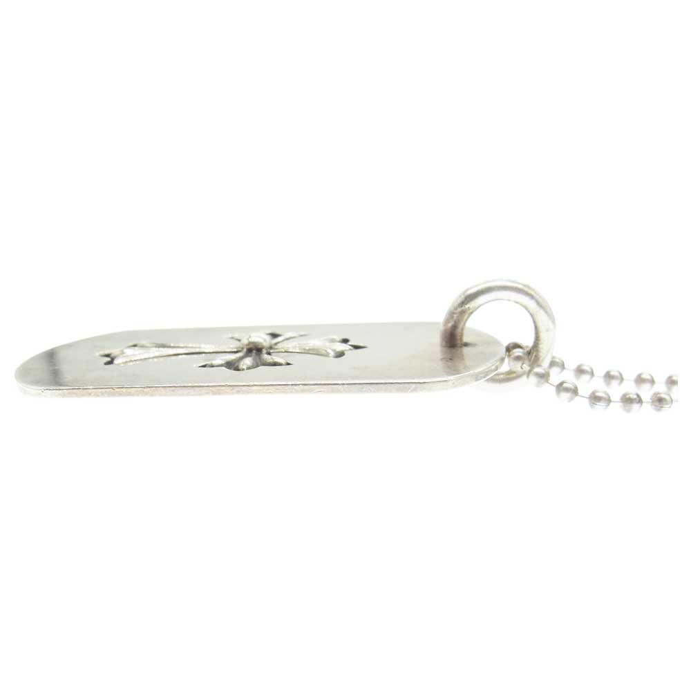 CHROME HEARTS クロムハーツ（原本無） ラージ ドッグタグ タイニーCHクロス ドッグタグ シルバー系【中古】