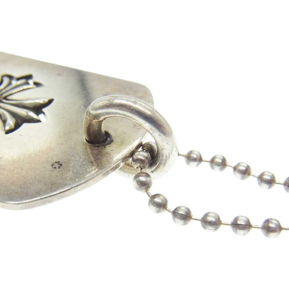 CHROME HEARTS クロムハーツ（原本無） ラージ ドッグタグ タイニーCHクロス ドッグタグ シルバー系【中古】