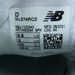 NEW BALANCE ニューバランス ML574RC2 GRAY ローカット スニーカー グレー系 26.5cm【中古】