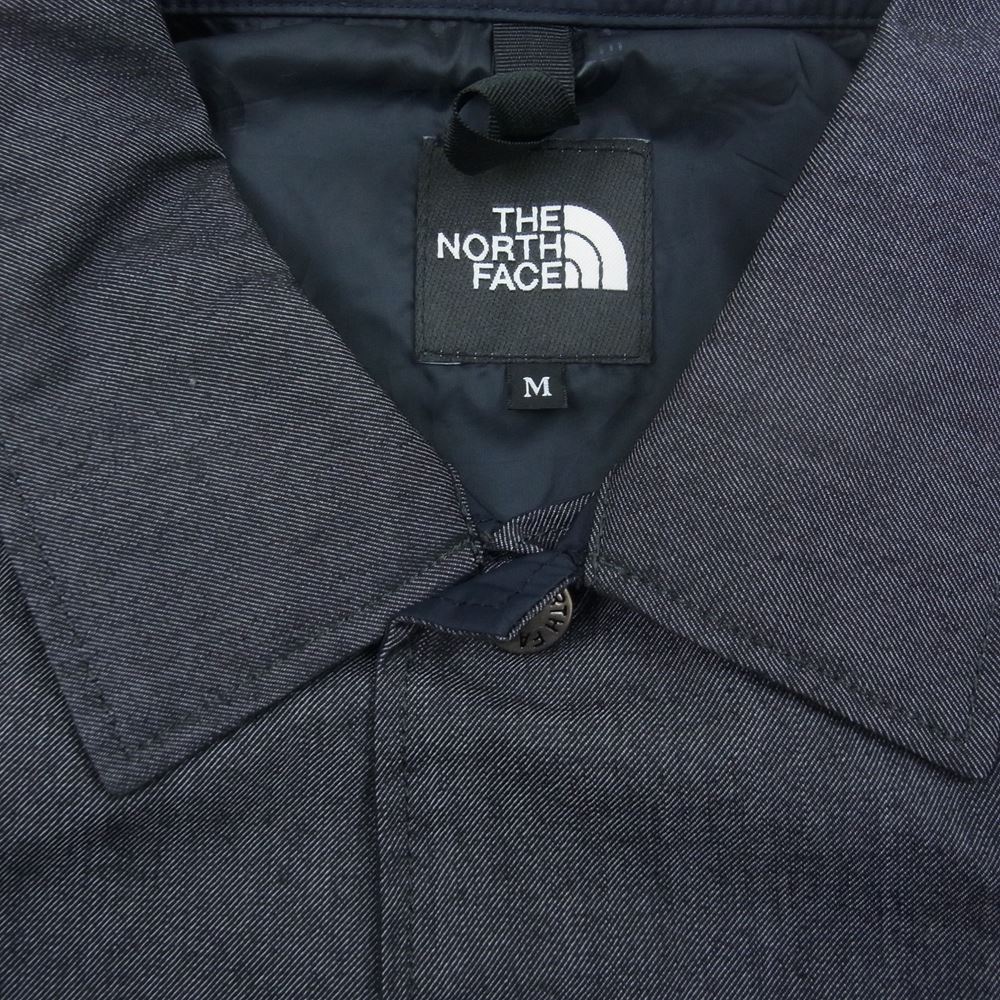 THE NORTH FACE ノースフェイス NP12042 GTX Denim Coach Jacket ゴアテックス デニムコーチ ジャケット ロゴ ブルゾン ブラック系 M【中古】