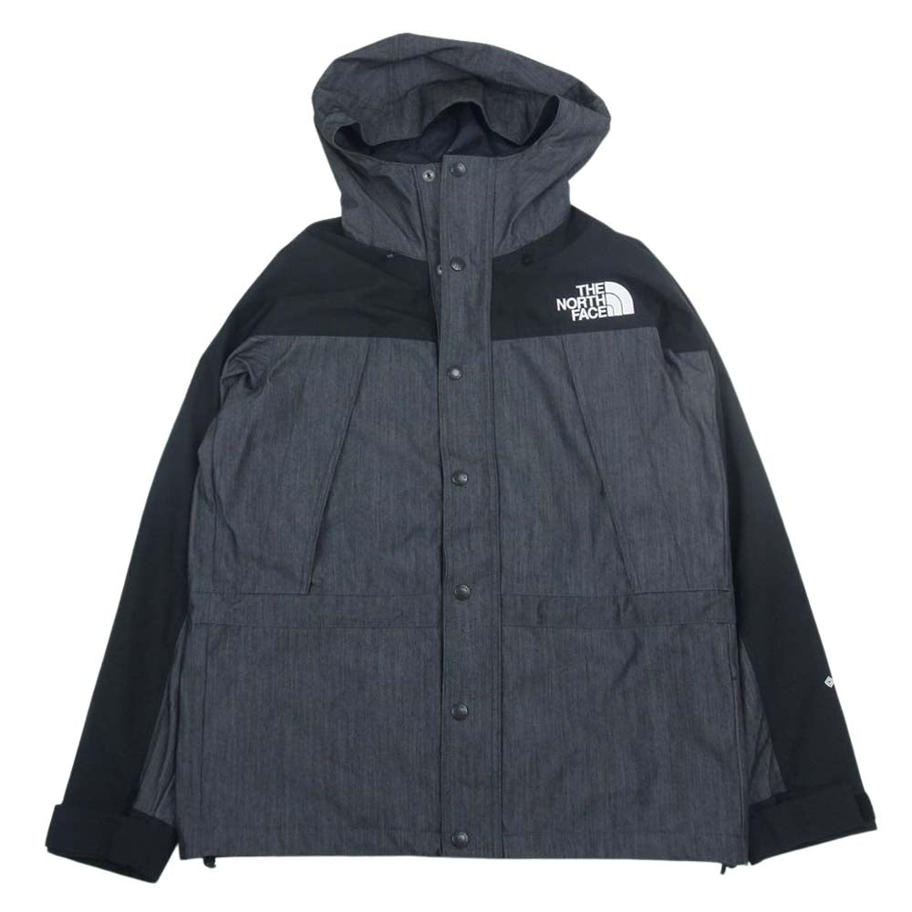 THE NORTH FACE ノースフェイス NP12032 Mountain Light Denim Jacket マウンテンライト ジャケット デニム生地 マウンテンパーカー ブラック系 S【中古】