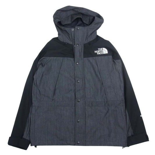 THE NORTH FACE ノースフェイス NP12032 Mountain Light Denim Jacket マウンテンライト ジャケット デニム生地 マウンテンパーカー ブラック系 S【中古】