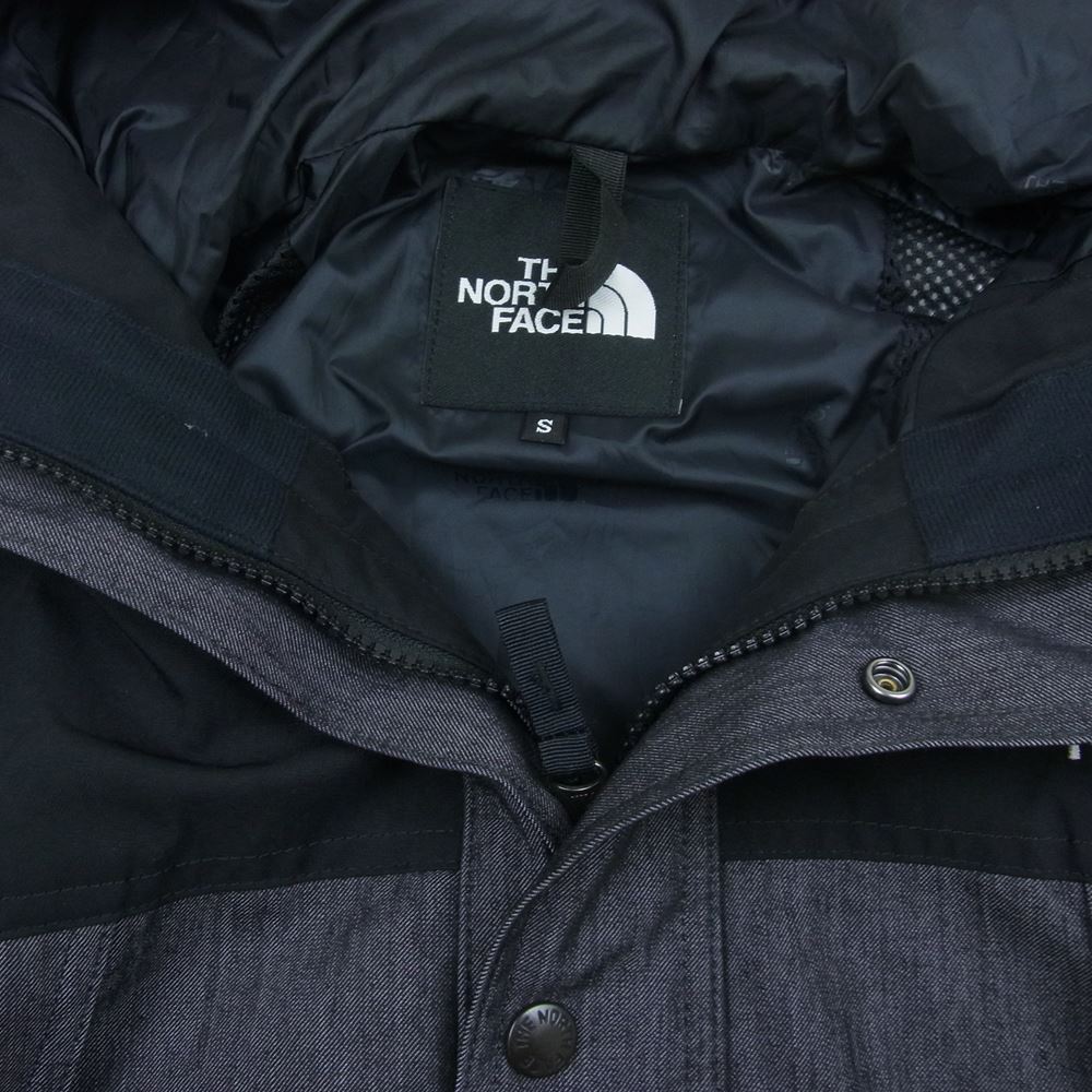 THE NORTH FACE ノースフェイス NP12032 Mountain Light Denim Jacket マウンテンライト ジャケット デニム生地 マウンテンパーカー ブラック系 S【中古】