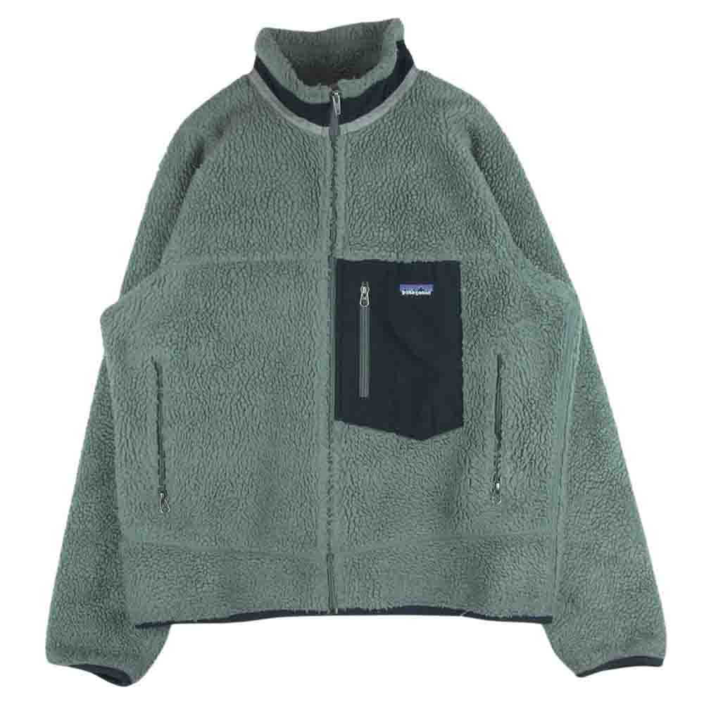 patagonia パタゴニア 11AW 23055 11年製 Classic Retro X Jacket クラシック レトロ X フリース ジャケット グレー系 ブラック系 M【中古】