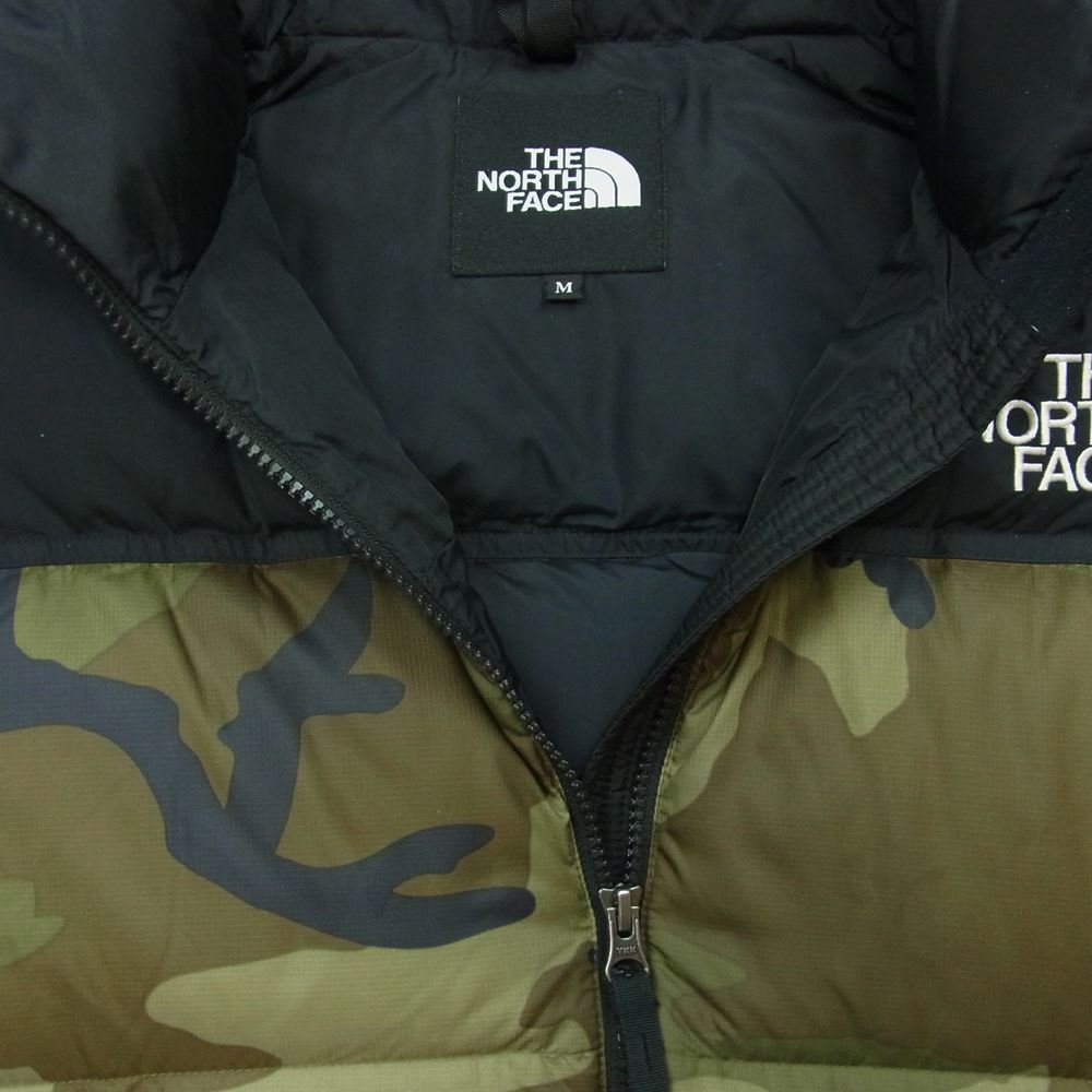 THE NORTH FACE ノースフェイス ND91842 Novelty NUPTSE JACKET ノベルティ ヌプシ ダウン ジャケット カーキ系 ブラック系 M【中古】