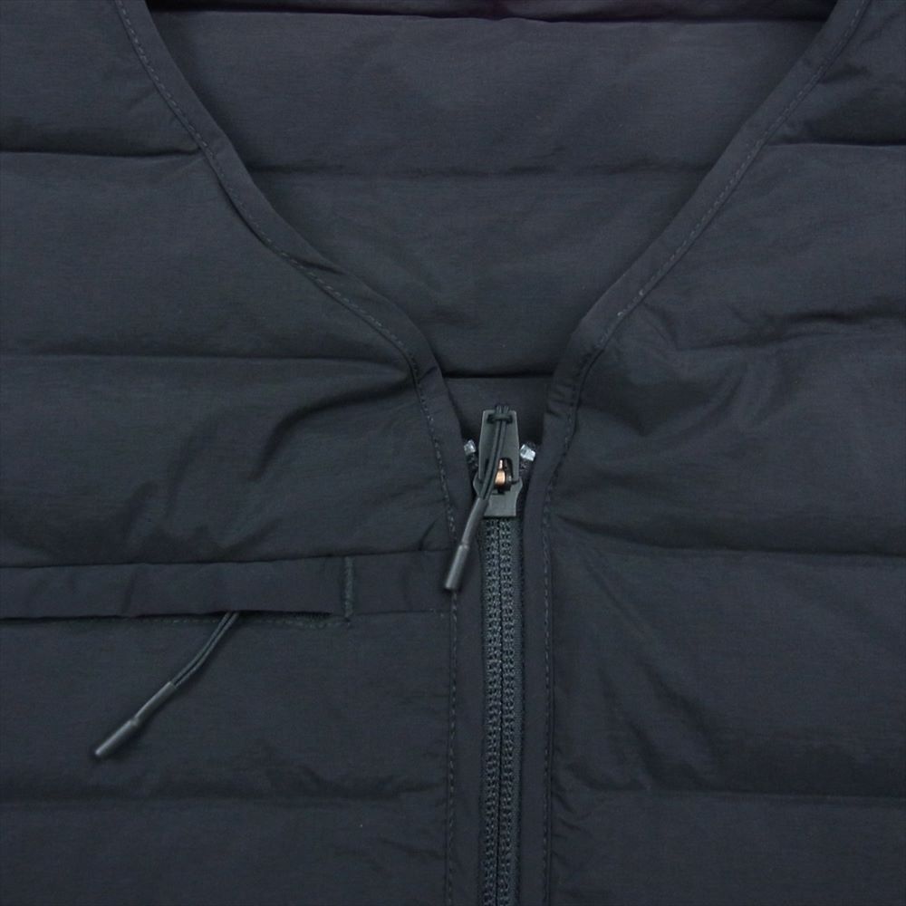 Yohji Yamamoto ヨウジヤマモト GK4577 Y-3 ワイスリー Classic Liner Vest クラシックライナー フルジップ バックロゴ ダウンベスト ブラック系 XL【美品】【中古】