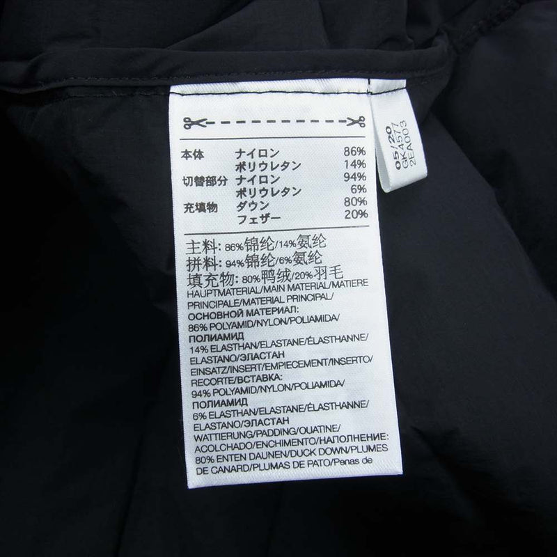 Yohji Yamamoto ヨウジヤマモト GK4577 Y-3 ワイスリー Classic Liner Vest クラシックライナー フルジップ バックロゴ ダウンベスト ブラック系 XL【美品】【中古】