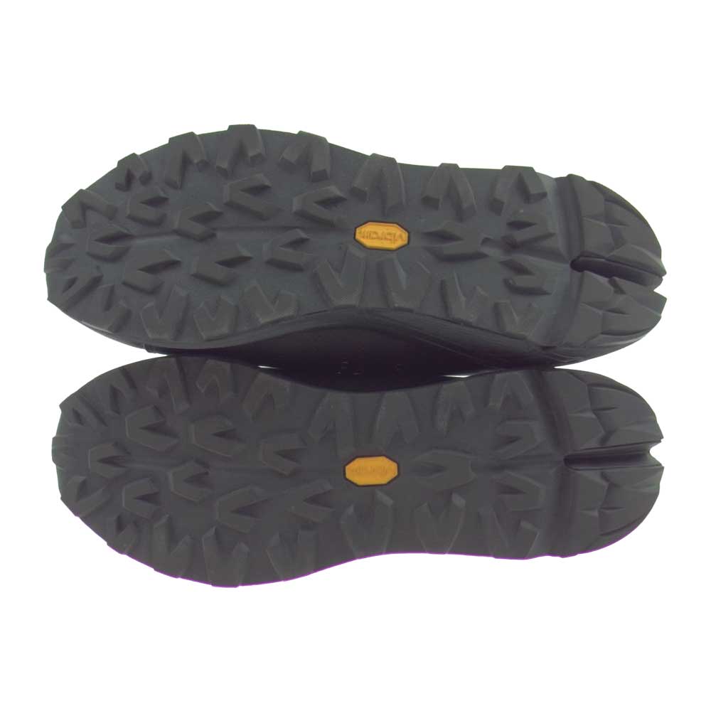 Yohji Yamamoto POUR HOMME ヨウジヤマモトプールオム 23SS HZ-E03-965-1-05 PU/PUNCHING LOW TOP LACE UP SHOES パンチング ローカット ビブラムソール スニーカー ブラック系 5【美品】【中古】