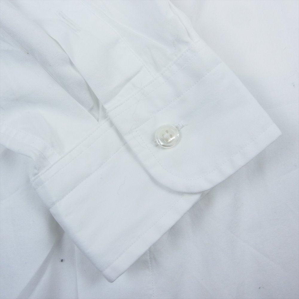 PORTER CLASSIC ポータークラシック ALMO SWISS COTTON STAND COLLAR SHIRT アルモ スイスコットン スタンドカラー 長袖 シャツ ホワイト系 3【美品】【中古】
