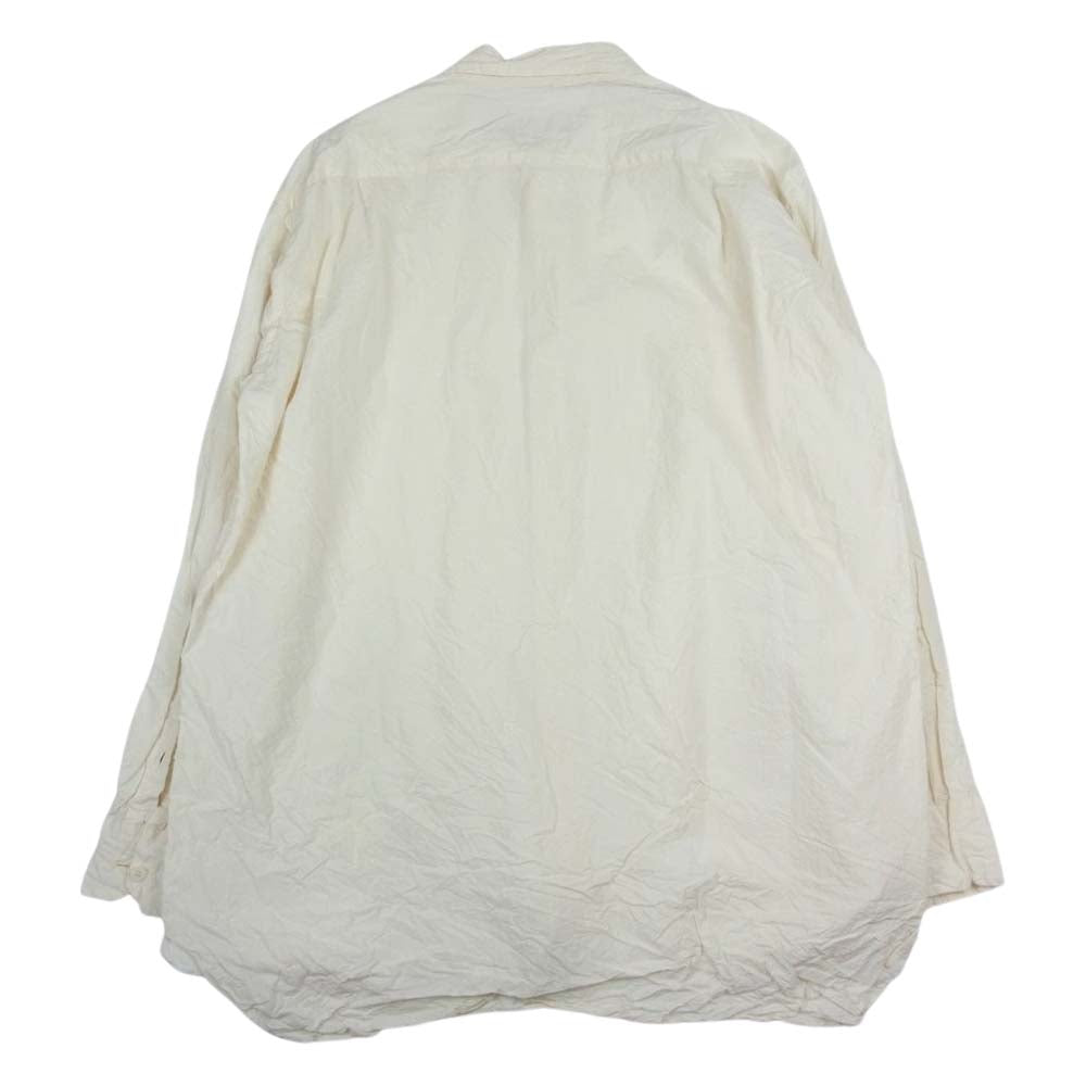 ケイシ―ケイシー 16HC177 BIG RACCOURCIE SHIRT 洗い加工 ビッグ ラクルシー オーバーサイズ 長袖 シャツ オフホワイト系 L【中古】