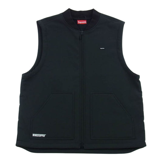 Supreme シュプリーム 22AW  WINDSTOPPER Work Vest ウィンドストッパー ワークベスト  ブラック系 チャコール系【中古】
