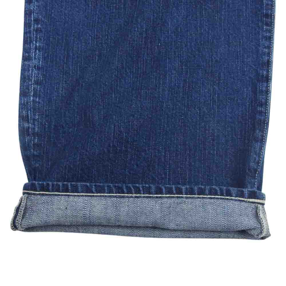 PORTER CLASSIC ポータークラシック 23SS STEINBECK DENIM PANTS スタインベック ワイド デニムパンツ インディゴブルー系 XXL【美品】【中古】