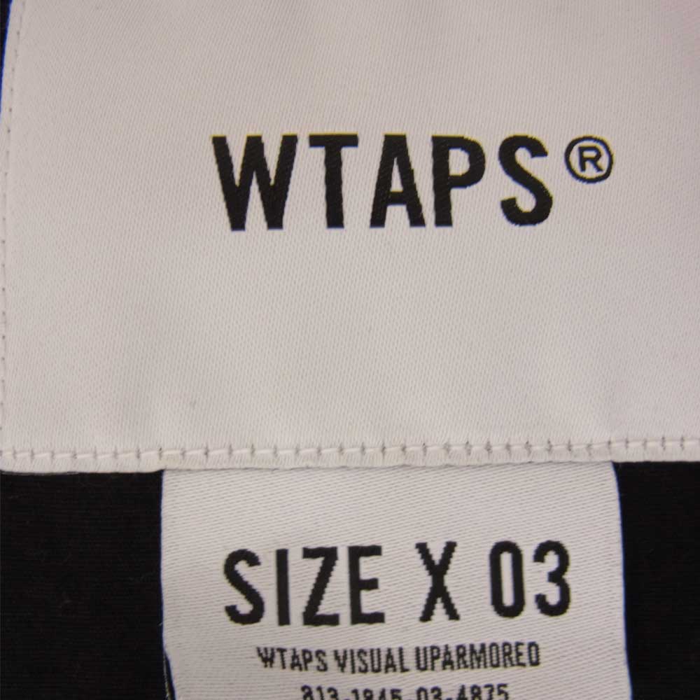 WTAPS ダブルタップス 22SS  221WVDT-JKM01 LRRP / VEST ロゴ刺繍 ジップ ベスト ブラック系 03【中古】