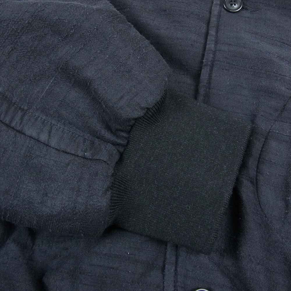 MAISON MARGIELA メゾンマルジェラ 23SS S50AM0593 シルク クロップド 中綿 ボンバージャケット ブラック系 52【中古】