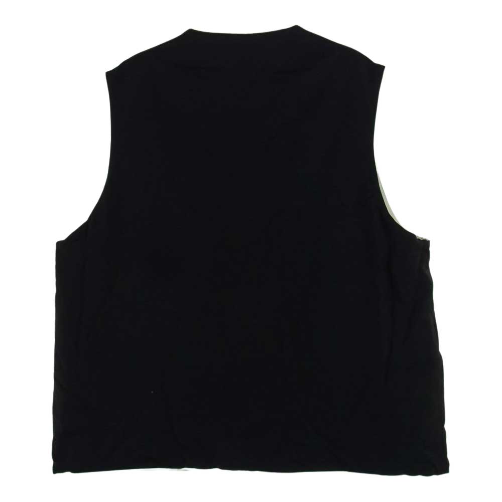 VISVIM ビズビム 22AW SPOT 0122405013007 little cloud coffe リトルクラウドコーヒー REVERSIBLE VEST MAWATA SILK リバーシブル シルク ベスト 真綿 絹 オフホワイト系 ブラック系 4【中古】