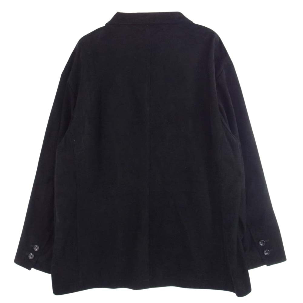 PORTER CLASSIC ポータークラシック 22AW ENTREFINO LAMB LEATHER SUEDE JACKET エントロフィーノ ラムレザー スエード ジャケット ブラック系 L【美品】【中古】