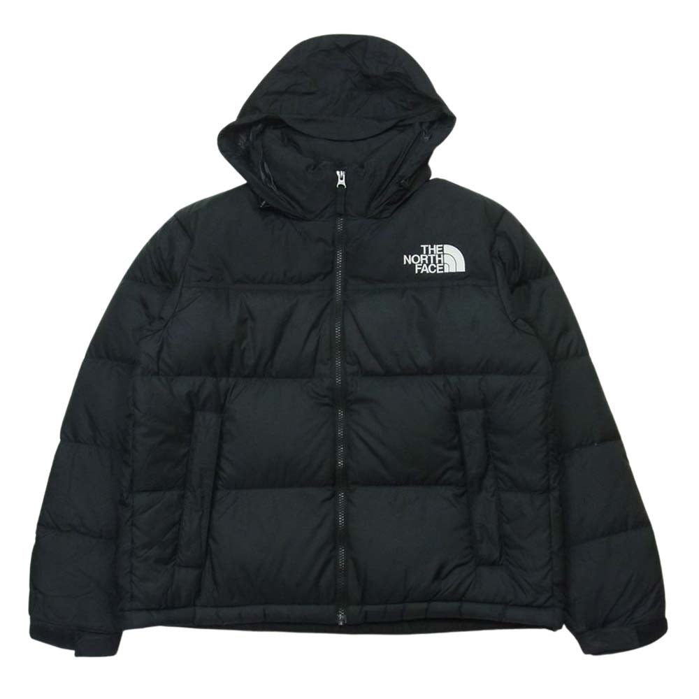 THE NORTH FACE ノースフェイス NDW92232 SHORT NUPTSE JACKET ショート ヌプシ ダウン ジャケット ブラック系 L【中古】