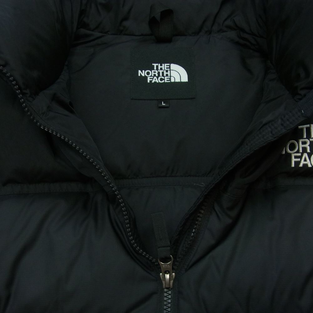 THE NORTH FACE ノースフェイス NDW92232 SHORT NUPTSE JACKET ショート ヌプシ ダウン ジャケット ブラック系 L【中古】