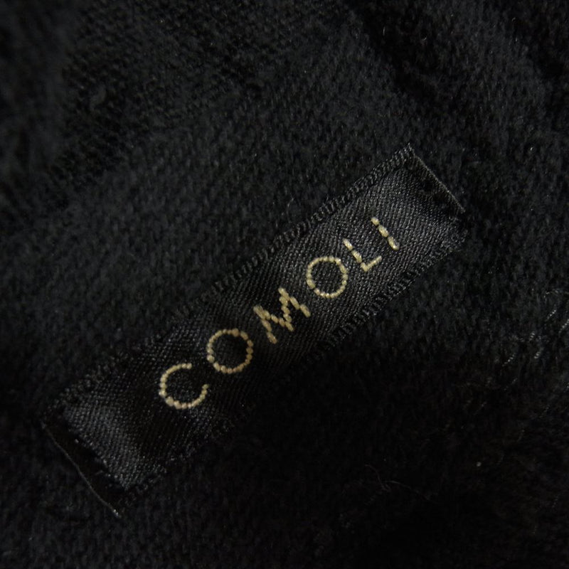COMOLI コモリ 21SS T01-07002 シルクネップ ハット ブラック系 F【美品】【中古】