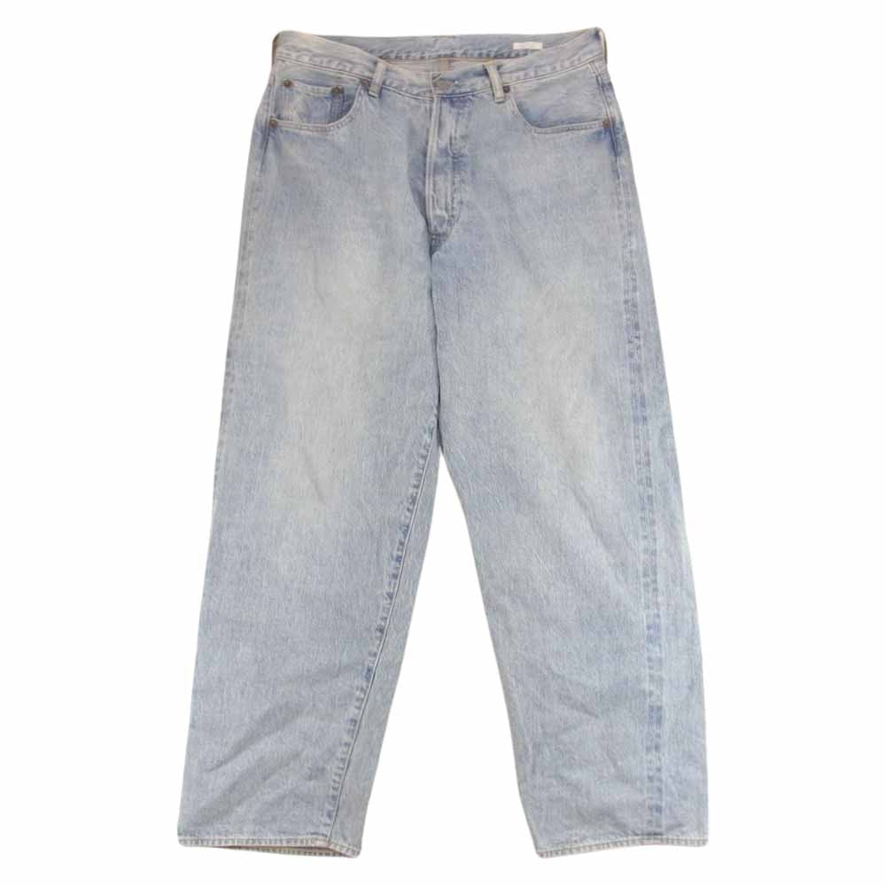 COMOLI コモリ 21SS T01-03012 ブリーチ 5P デニムパンツ  インディゴブルー系 2【中古】