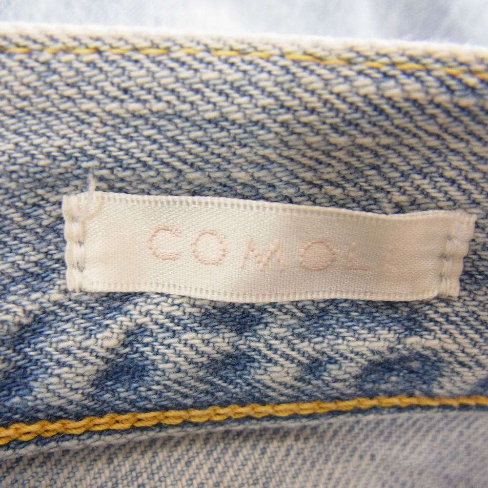COMOLI コモリ 21SS T01-03012 ブリーチ 5P デニムパンツ  インディゴブルー系 2【中古】