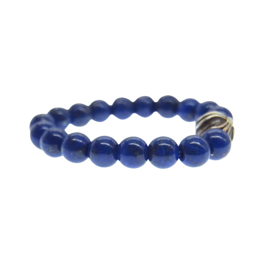 CHROME HEARTS クロムハーツ（原本無） BEAD RING ビーズ リング インディゴブルー系 15号【中古】