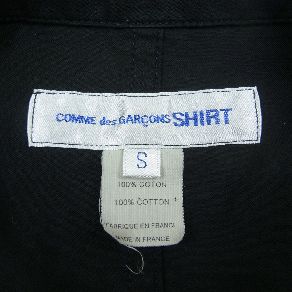 COMME des GARCONS コムデギャルソン SHIRT シャツ S14091 1B テーラードジャケット ブラック系 S【中古】