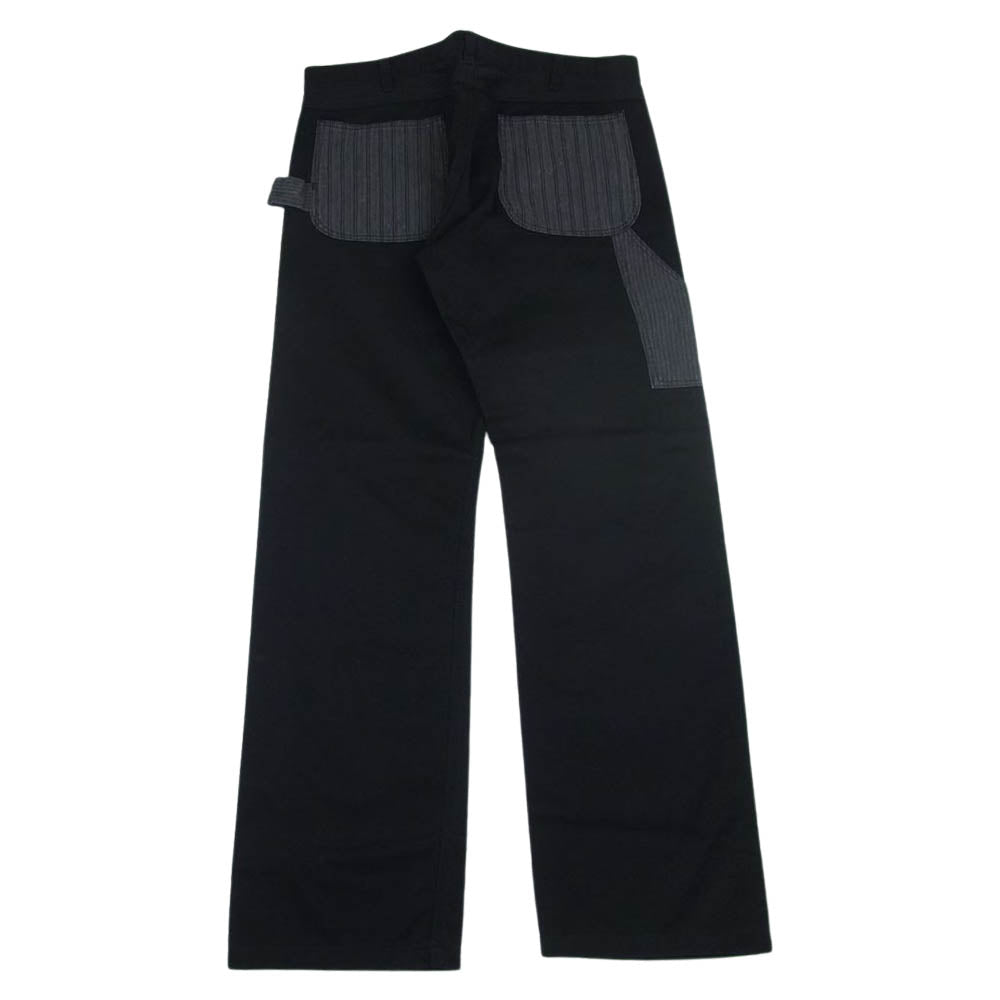 COMME des GARCONS HOMME コムデギャルソンオム AD2009 HE-P083 ポケット切替 ペインター パンツ ブラック系 S【中古】
