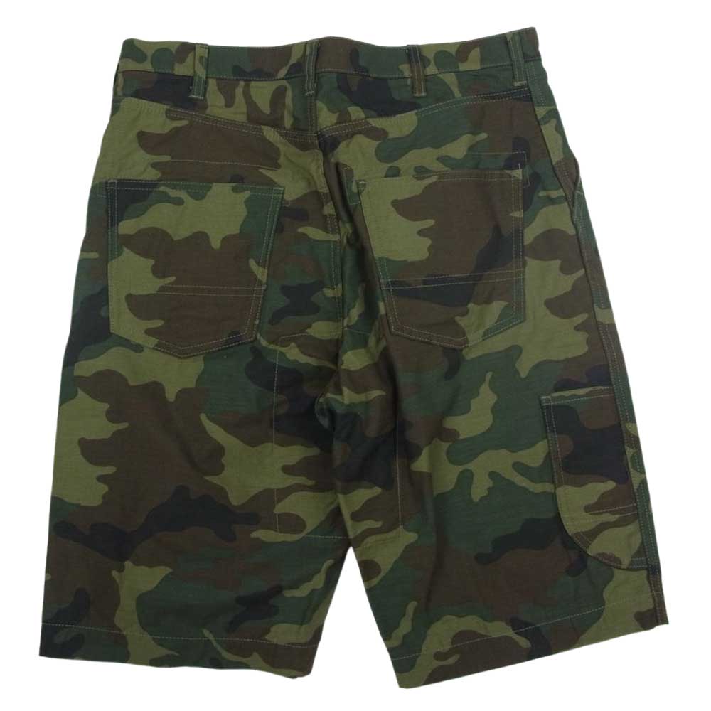 JUNYA WATANABE COMME des GARCONS MAN ジュンヤワタナベコムデギャルソンマン eYe アイ 16SS AD2015 WQ-P909 カモフラ 迷彩 カーゴ ハーフパンツ ショーツ カーキ系 M【中古】