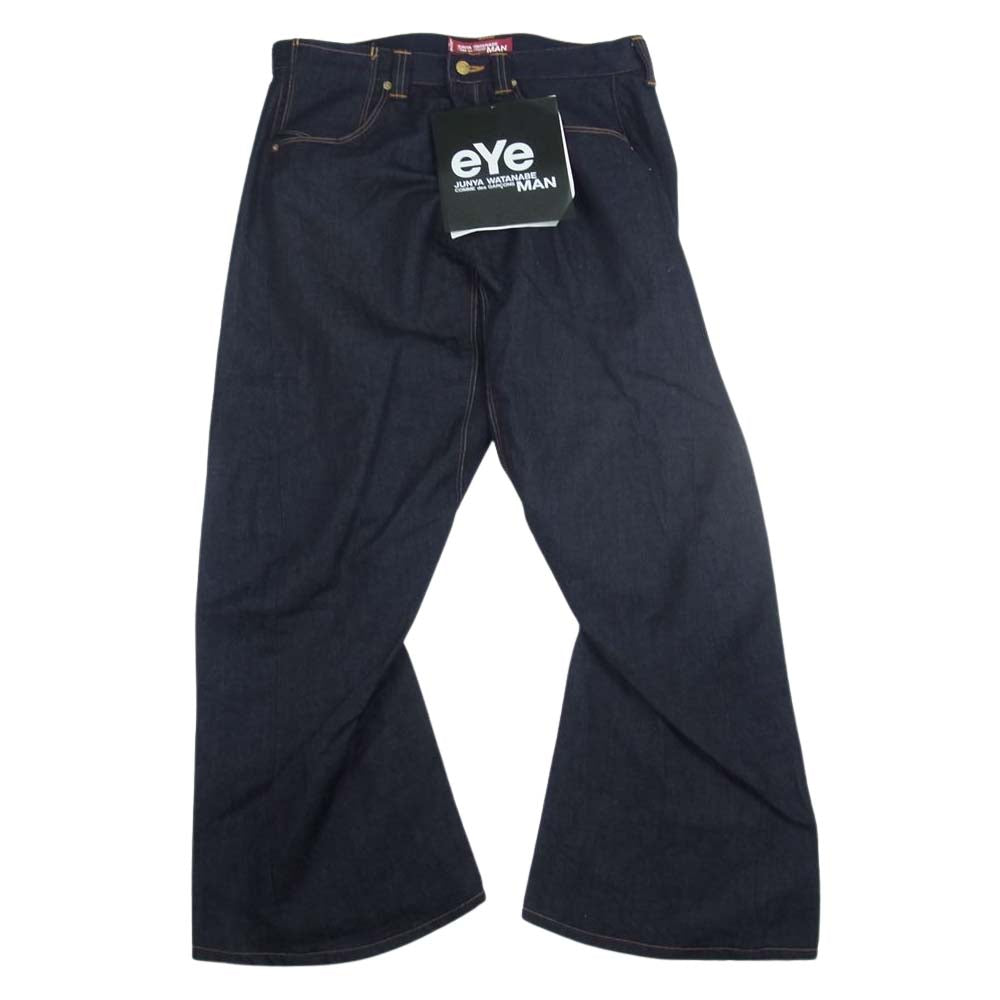 JUNYA WATANABE COMME des GARCONS MAN ジュンヤワタナベコムデギャルソンマン 19SS WC-P922 eYe アイ LEVI'S リーバイス 立体裁断 綿リネン Wネーム カモポケット デニムパンツ インディゴブルー系 M【美品】【中古】