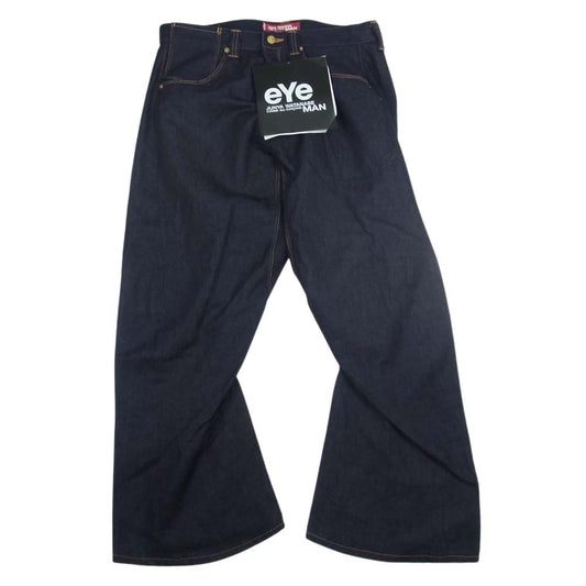 JUNYA WATANABE COMME des GARCONS MAN ジュンヤワタナベコムデギャルソンマン 19SS WC-P922 eYe アイ LEVI'S リーバイス 立体裁断 綿リネン Wネーム カモポケット デニムパンツ インディゴブルー系 M【美品】【中古】