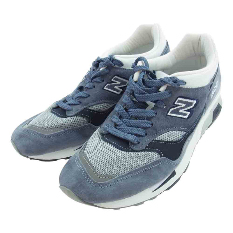 NEW BALANCE ニューバランス イングランド製 M1500BN ローカット スニーカー ネイビー系 ホワイト系 26cm【中古】