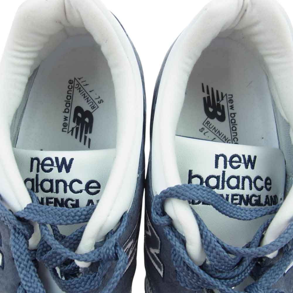 NEW BALANCE ニューバランス イングランド製 M1500BN ローカット スニーカー ネイビー系 ホワイト系 26cm【中古】