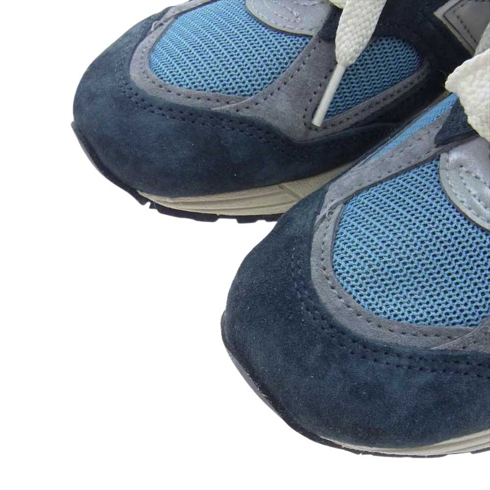 NEW BALANCE ニューバランス USA製 M990TB2 スエード ローカット スニーカー ブルー系 26cm【中古】