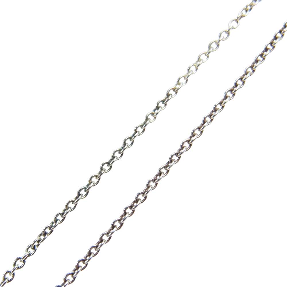 TIFFANY&Co. ティファニー イニシャル アルファベット K ネックレス シルバー系【美品】【中古】