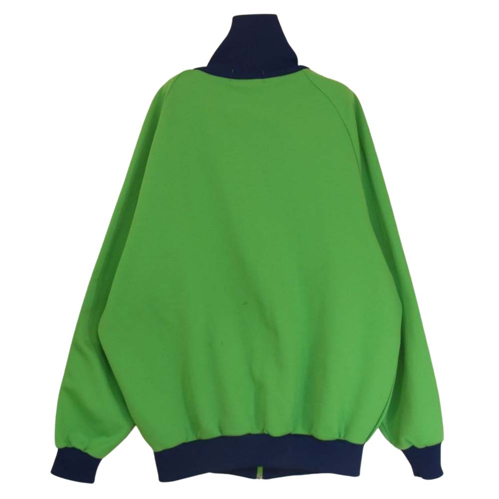 adidas アディダス ADS-4F  デサント製 80s トレフォイルロゴ トラック ジャケット グリーン系 7号【中古】