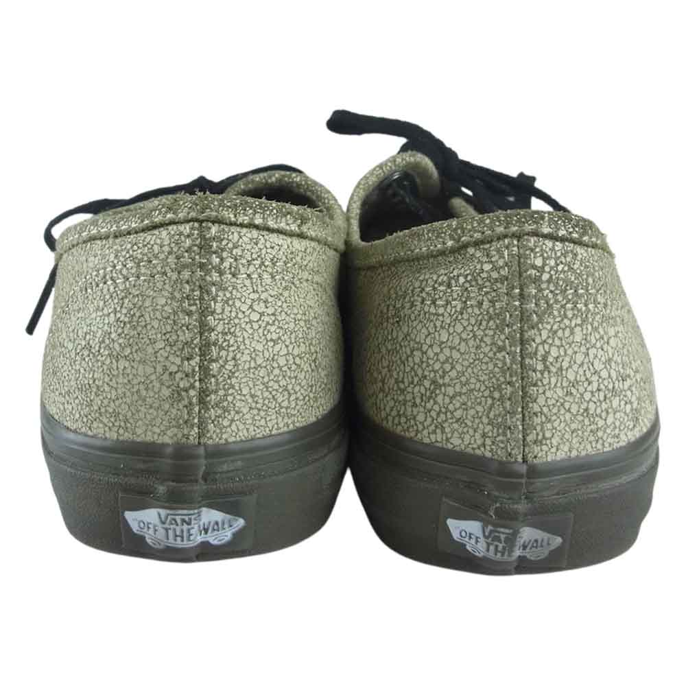 VANS バンズ AUTHENTIC 721277 MARNI ZALAND マルニ ザランド ヴィンテージ加工 スニーカー カーキ系 26.5【中古】