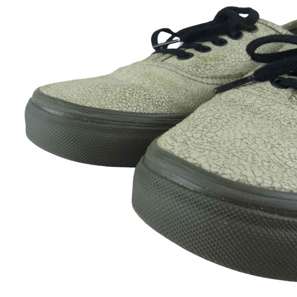 VANS バンズ AUTHENTIC 721277 MARNI ZALAND マルニ ザランド ヴィンテージ加工 スニーカー カーキ系 26.5【中古】