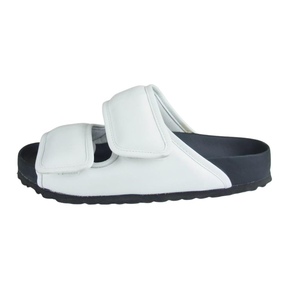 BIRKENSTOCK ビルケンシュトック CSM Cosy by Dingyung Zhang ツァング レザー ストラップ サンダル ホワイト系 40【美品】【中古】