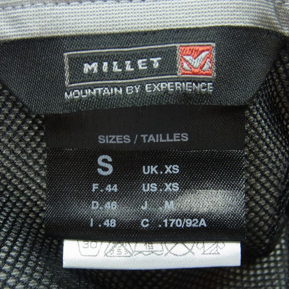 ミレー MIV0867 GORE-TEX ゴアテックス マウンテン パーカ ジャケット 中国製 レッド系 ブラック系 S【中古】