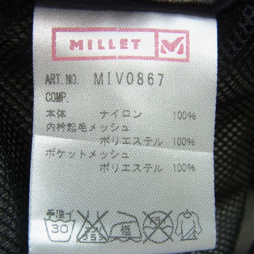 ミレー MIV0867 GORE-TEX ゴアテックス マウンテン パーカ ジャケット 中国製 レッド系 ブラック系 S【中古】